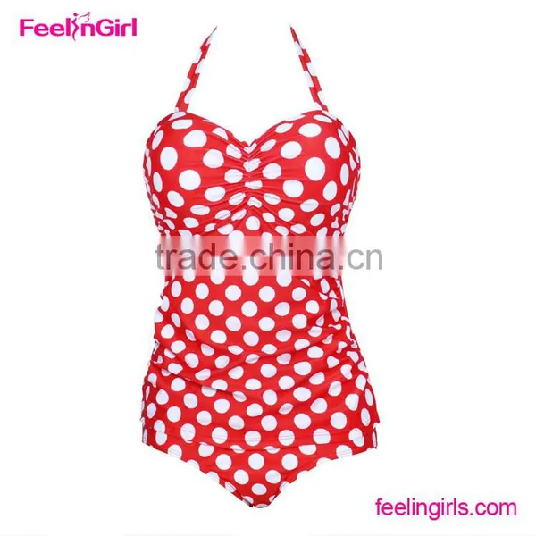 Red Dot Plus Size Bikini Wholesale Swimwear photo-2
