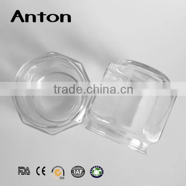 400ml Glass Storage Jar Glass Bottle With Airtight Cork Top for Food photo-2