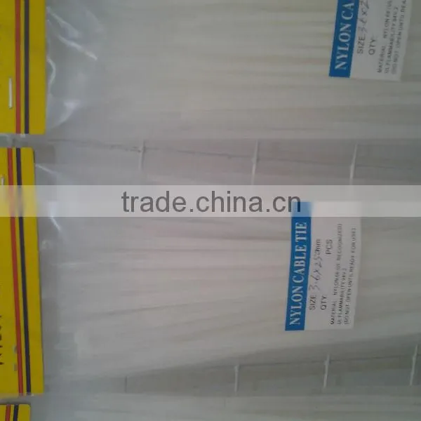 Direct Selling Heat-resisting:94v-2 Self-locking 4.8*300 PA66 Nylon Cable Ties (UL Certificate)tensile Strength:50lbs photo-2