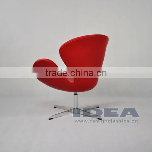 Replica Arne Jocabsen Swan Chair - Red Genuine Leather photo-3