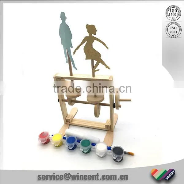 Ballet Dancer Educational Wooden Child Toy photo-2