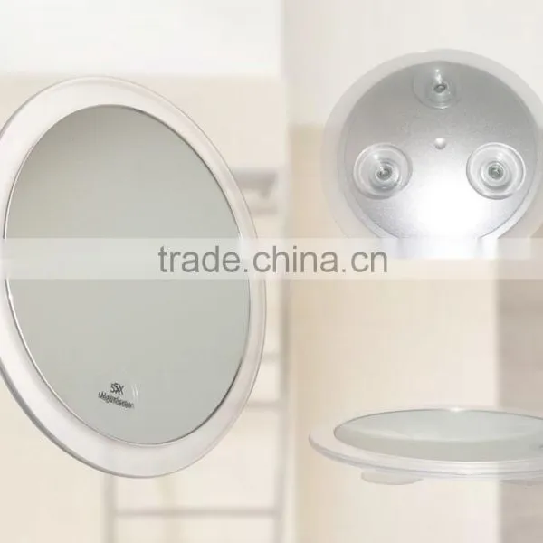 Wall Mounted Makeup Mirror With Suction Cups, 10x Magnifying Cosmetic Mirrors, Clear Suction Cup Mirrors photo-2