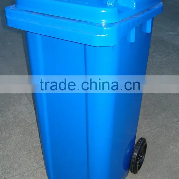 120L Outdoor Mobile Waste Bin With Wheels and Lids photo-2