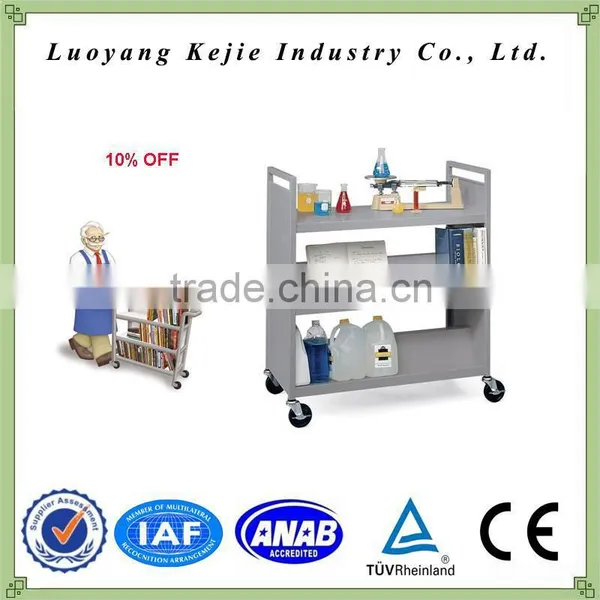 Coffee Cart Furniture Trolley Cart Steel Book Cart