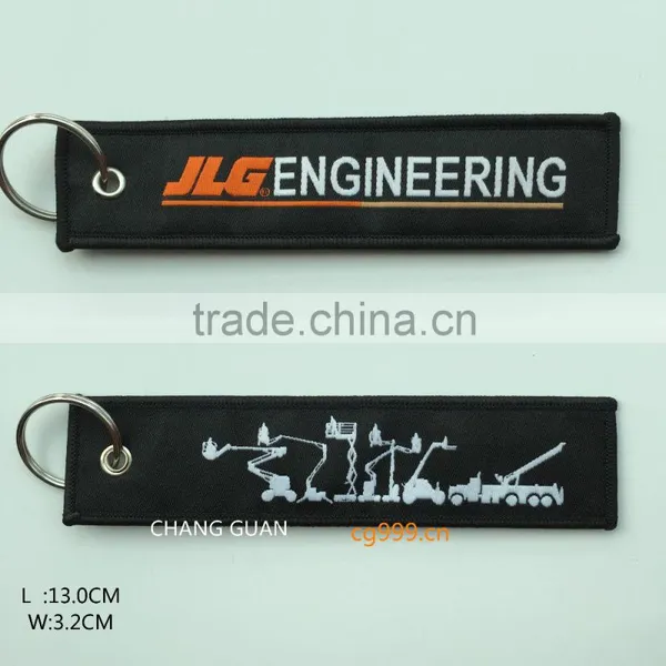 The Woven Label Bag Keychain