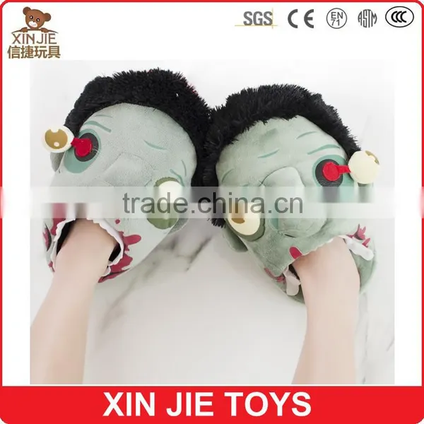 Custom Zombie Plush Indoor Slippers