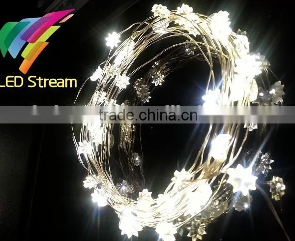 3M 30 Anise Flower Warm White LED Decoration String Light for Christmas, Wedding, Party photo-2