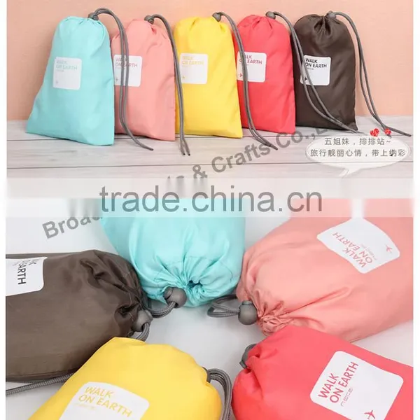210D Polyester Drawstring Bag for Packing Gifts photo-3