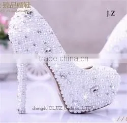 OW16 Stilettos Diamond Dream Pointed Toe Party Dancing Wedding Shoes