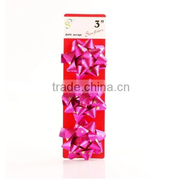 New Design Hot Sale Decoration Flower Star Gift Ribbon Star Bow photo-2