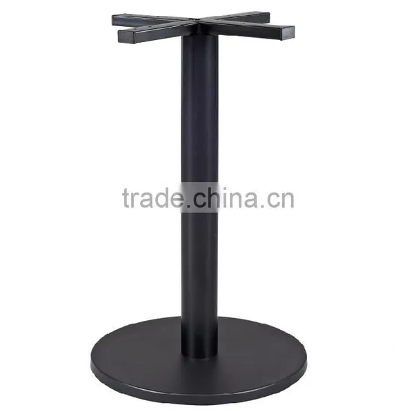 Foshan Factory Industrial Style Round Cast Iron Metal Dining Table Base Leg With Powder Coated photo-2