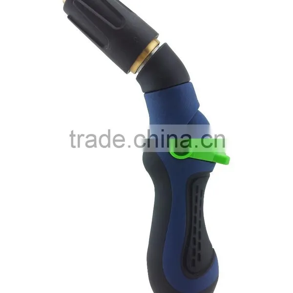 8 Patterns Thumb Control Metal Garden Hose Nozzle Zinc Threaded End photo-2