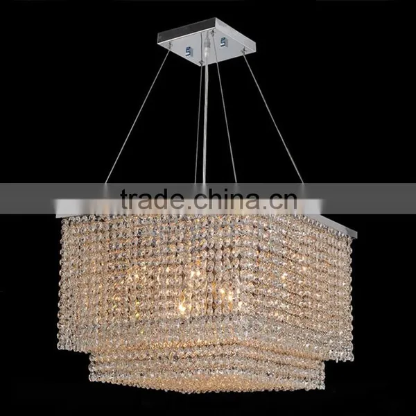 Crystal Drops for Chandeliers Square Modern Crystal Chandelier
