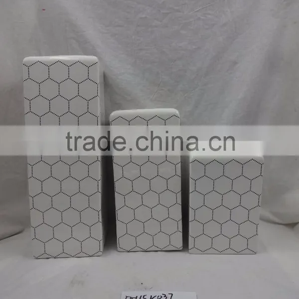 Glazed Antique Ceramic Vases With Lid