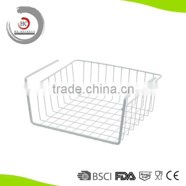 Multifunction Iron Flooding Plastic Hanging Basket Cabinets Basket Tableware Basket