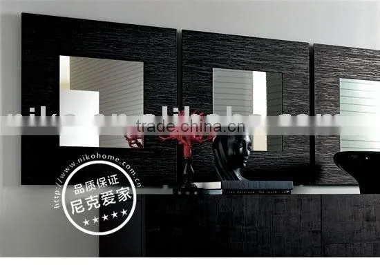 Luba Mirror Black Oak--wall Mirror