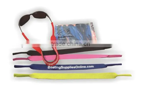 customized flexible neoprene sunglass strap