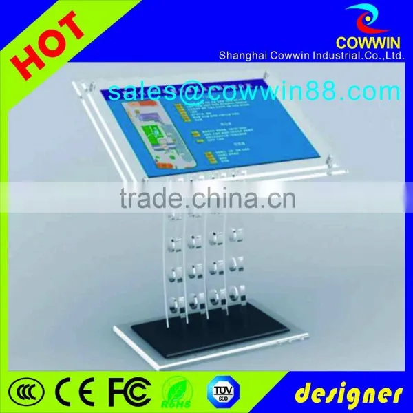 Acrylic Mattress Footer Display, Wall Mounting Acrylic tv Display Stand, Shoe Wall Display photo-2