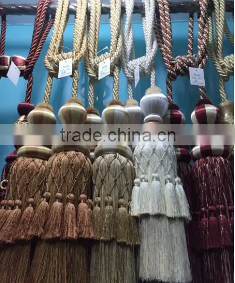 China Supplier Curtain Tassel Fringe Cord Tassel photo-4