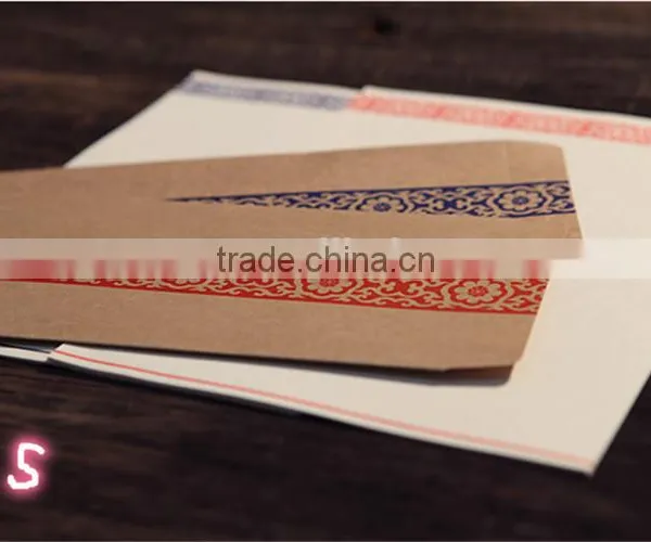 Chinese Style 120g Kraft Paper Envelopes 110*220mm photo-2