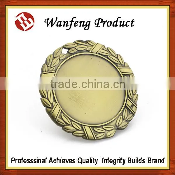 2015 NEWEST Promotional Gold Silver Bronze Have Ribbon Embossing Metal Medal FOR Sales photo-5