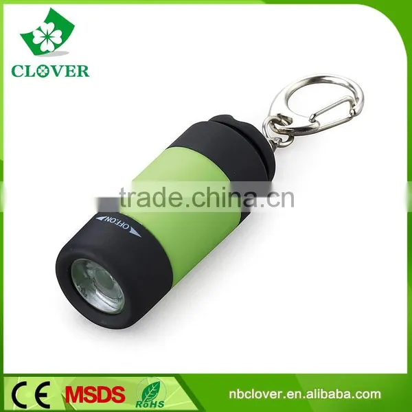 Plastic Flashlight 0.5W LED Flashlight Emergency Use Pocket Flashlight Keychain photo-2