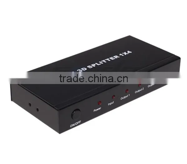 High Quality K 3D 1080p Support 1 in 4 Out HDMI Splitter Compatible HDCP HDMI Splitter 1x4 1.3V 1.4V photo-5