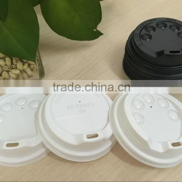 Disposable Paper Cup Lid Plastic Lid for Paper Cup/flat Lid photo-3