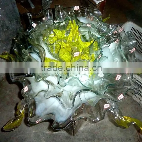 Hand Blown Glass Wall Decoration XO-20150630&Murano Glass Chandelier From Famous Chinese Glass Artist Mr Ou photo-5