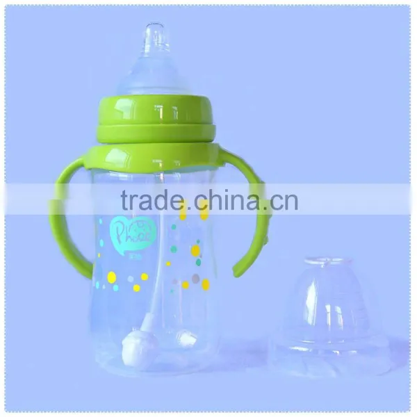 9oz BPA Free Wide Mouth pp Baby Milk Bottle Manufacturer