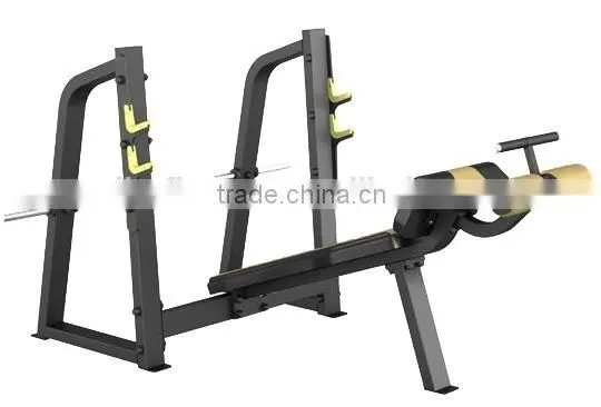 JG-1639 Professional Free Weight Commercial Fitness Equipment /Gym Machine/ Olympic Decline Bench photo-2