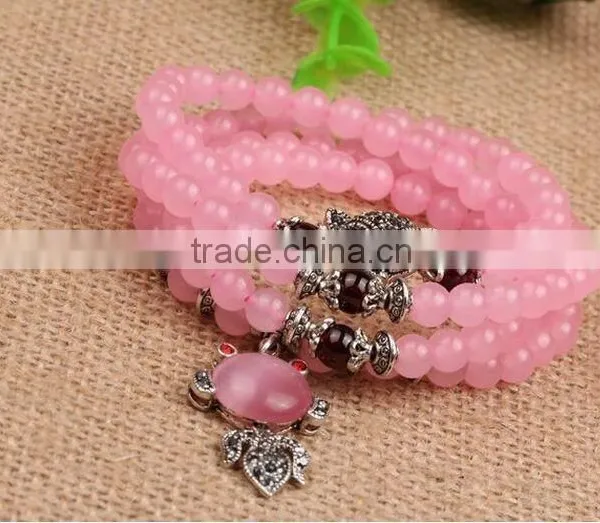 Austrian Rose Crystal Bracelet Make Hipanema Crystal Bracelet photo-4