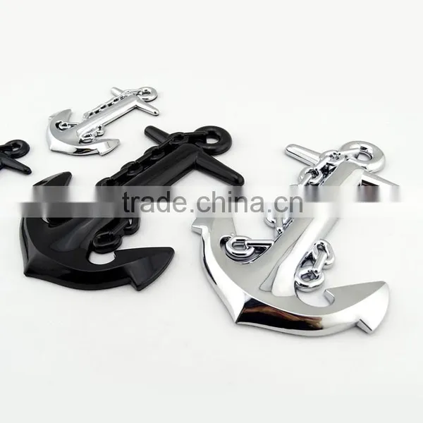 Wholesale 3d Chrome Anchor Car Badge Maker photo-4