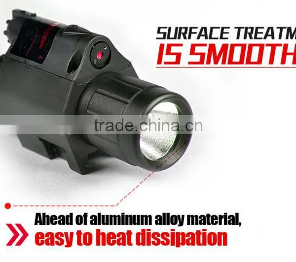 High Power Red Laser Gun Sight With LED Flashlight photo-3