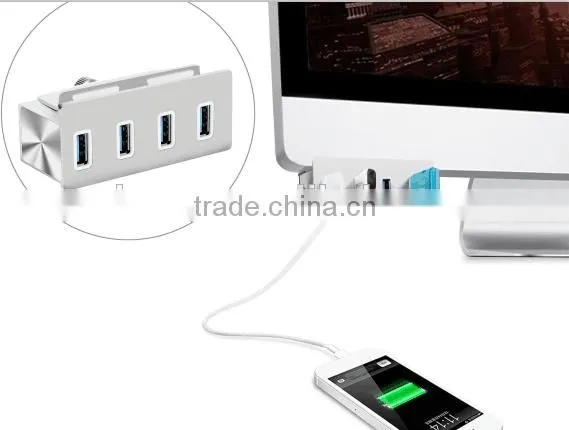 Premium Usb Por Hub Suppliers, Top Selling 4 Port 3.0 Usb Hub With LEDs for Shelves or Desks