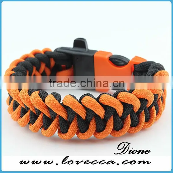 Military Colors Cheap Survival Bracelets Cross Paracord Outdoor Bracelets photo-4
