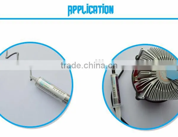 HY880 Grey Silicone Thermal Grease High Thermal Conductivity Thermal Paste / Grease / Compound for High Power 300w Led photo-2