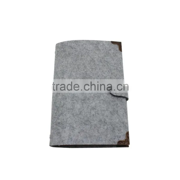 China Factory Wholesale Felt Notebooks and Diary With Clasp photo-2