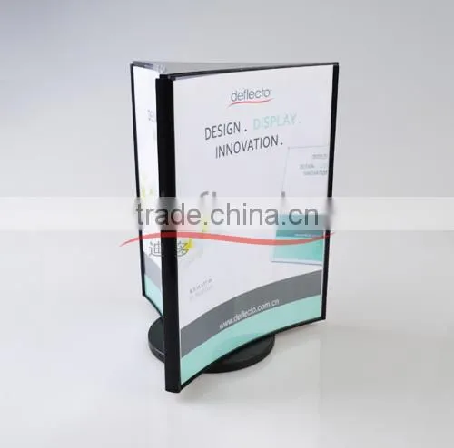 Acrylic Countertop Display for Bank ,hotel,Clear Acrylic Holder 2016, New Collection