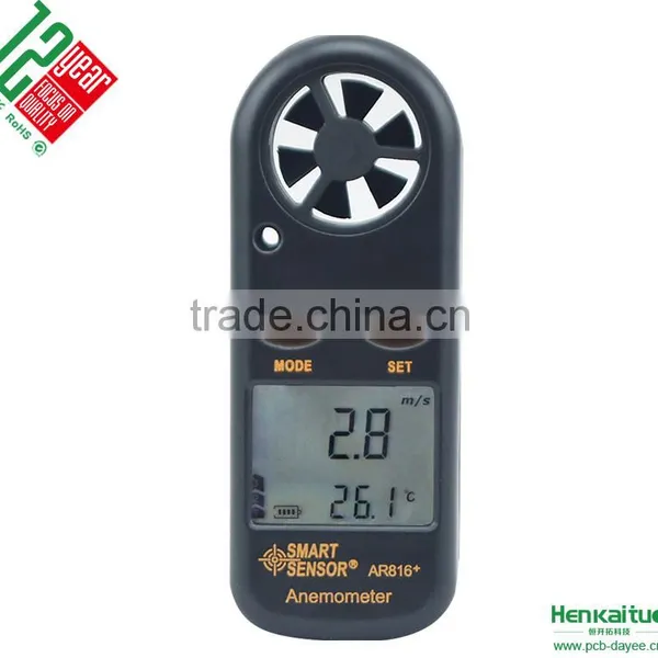 Digital Air Flow Meter Handheld Wind Speed Meter Portable Air Velocity Meter Digital Anemometer photo-4