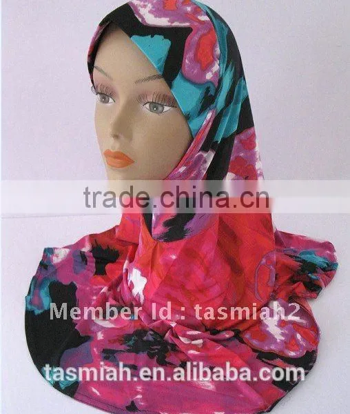 OEM Muslim Hijab,whole Sale Muslim Hijab,latest Muslim Hijab With Flower, photo-4