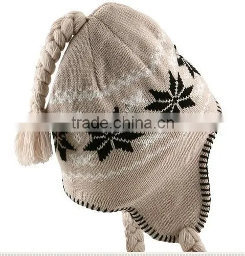 Free Knit Pattern For Hat Earflaps In Winter Make You Warm photo-4