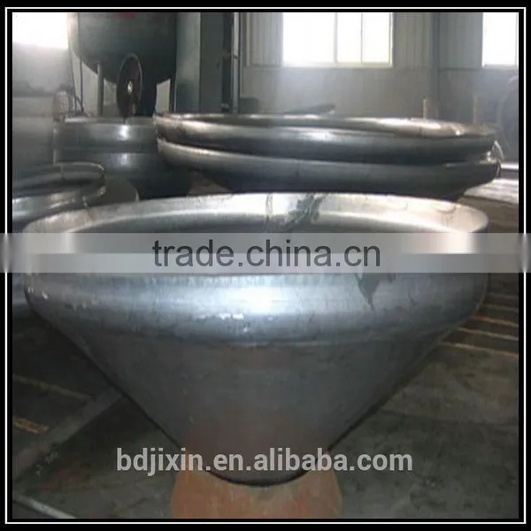 Conical Stamping Steel Dished End , ASME Stainless Steel Cone Pipe Fittings photo-5