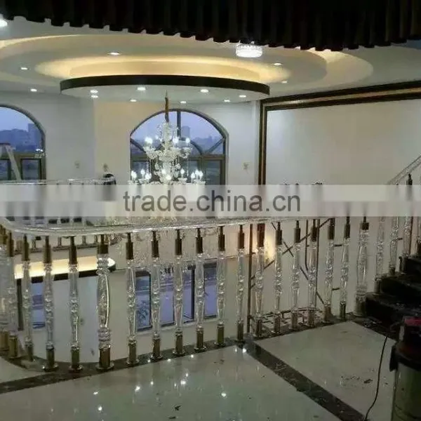 Transparent Acrylic Crystal Baluster/ Acrylic Bubble Handrial photo-5