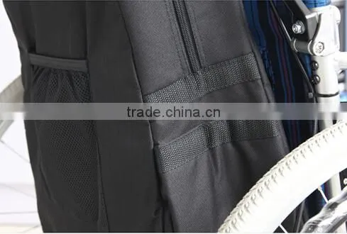 Topmedi Mesh Side Bag Power Electric Wheelchair Pannier Bag With Padded Loop Scooter Bag for Disabled photo-5