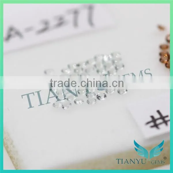 Wholesale Loose Artificial Gems #A2277 Round Brilliant Cut Nano Sital Gems Stone for Jewelry Price photo-2