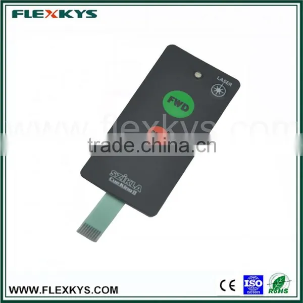 Famous Intellectual Embossing Key Poly Dome Tactile Feedback Led Membrane Keypad Switch photo-4