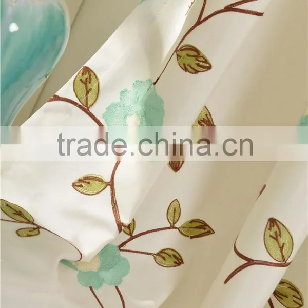 Hot Selling Made in China Living Room Embroidery Drape Blackout Curtain Fabric photo-5