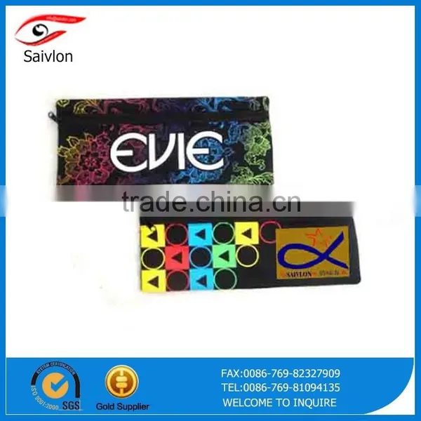 Waterproof Light Neoprene Zipper Custom Pencil Bag photo-6