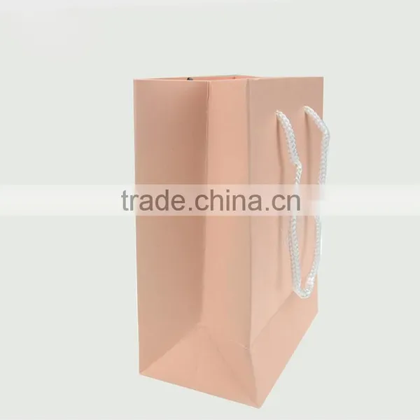 Wholesale Shopping Bags of Various Sizes, Pink Coated Paper Bag photo-5